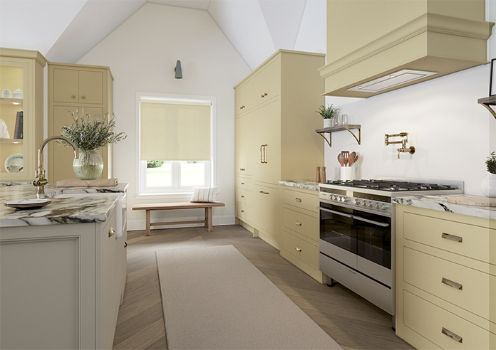 Amalfi, Pale Yellow - Roller Blind - Image 7